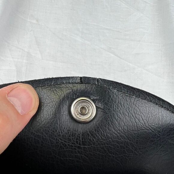 Vintage Leather Black and white Harley Davidson Wallet - Picture 8 of 8